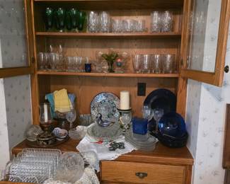 Glassware Vintage and Crystal