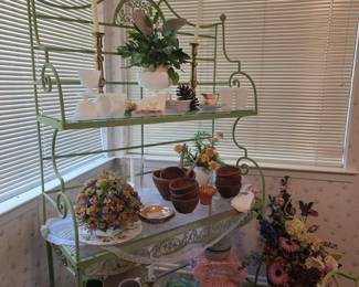 Mid Century Bakers Rack