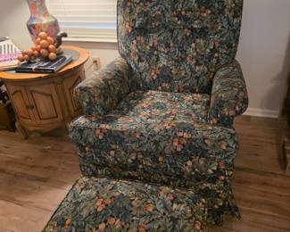 Rocker and Foot Stool