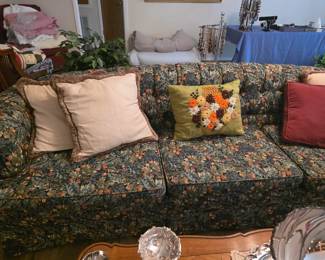 Couch and Decorative Pillows