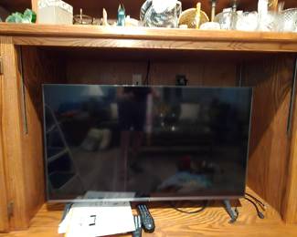 TV with manual and rem