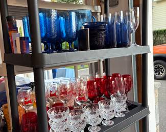 Glassware some plastic for summer gatherings great selection 