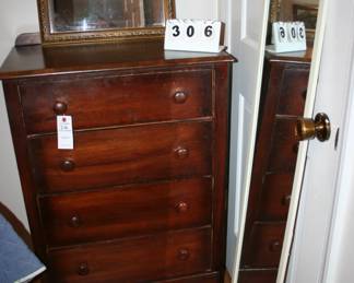 Nice Pine Chest and Mirrors
