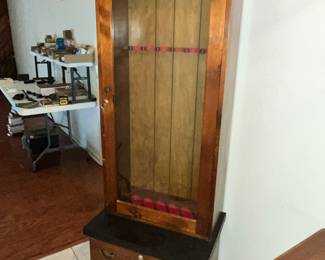 VINTAGE PINE GUN CABINET