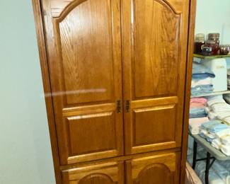 OAK ARMOIRE