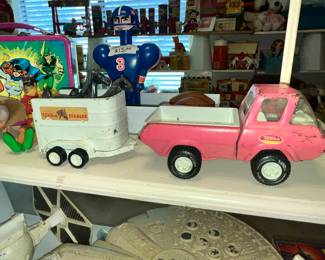 TONKA TRUCK & HORSE TRAILER