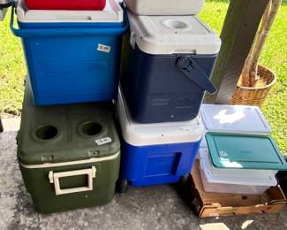 LOTS OF COOLERS