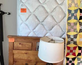 QUEEN MATTRESS SET, HEADBOARD & NIGHT STAND