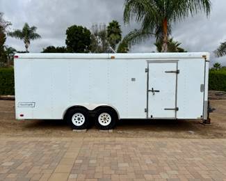 20 ft Haulmark toy hauler 