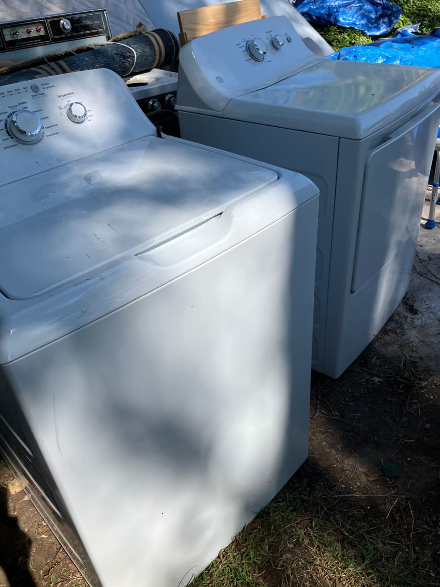 Washer and dryer guaranteed to work or a total refund  . Written !$275 for the pair !