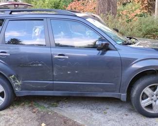as is 2010 Subaru Forester. For Sale October 12