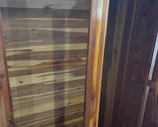 Interior of wardrobe