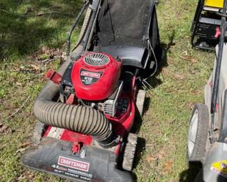Lawn vac- tested and runs great!