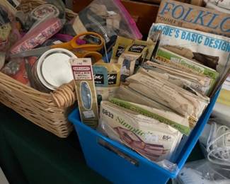 Vintage patterns, craft items