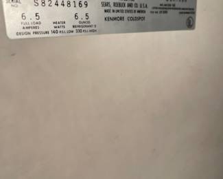 Kenmore refrigerator