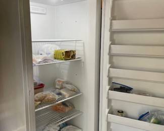 Interior of freezer, like new!