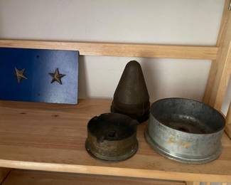 Some of the military memorabilia
