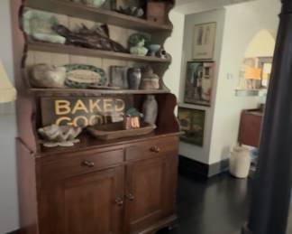 Contents of the cabinet not for sale