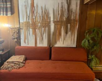 Vintage sofa & art