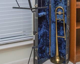 Vtg. student Trombone & case:  $160.00.