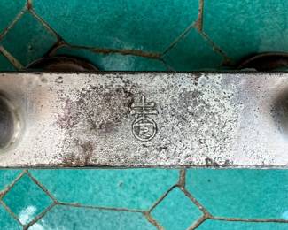 Antique Roycroft Copper Straight Six Candlestick holder circa 1910-1915