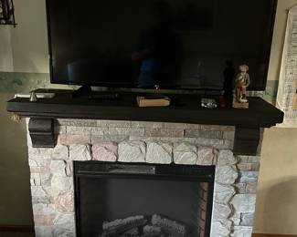 Electric Heater Flat Screen TV