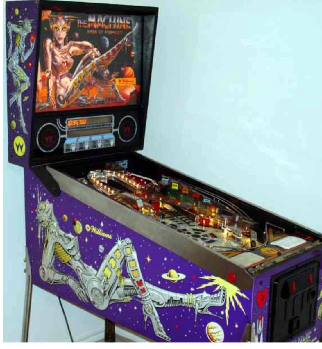 The Bride of pin-bot pinball machine