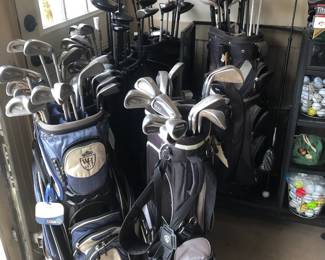 Ping, Taylormade, Aero, Callaway golf clubs