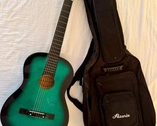 Crescent Acoustic Guitar and Carry Bag