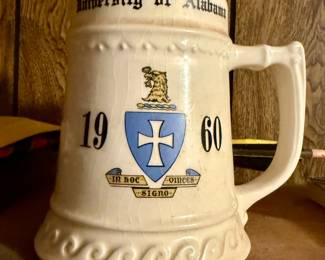 University of Alabama Sigma Chi 1960 Beer Stein
