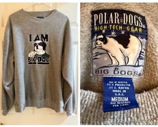 Big Dogs "Polar Dogs High Tech Gear" (Size Medium) Men's Sweatshirt