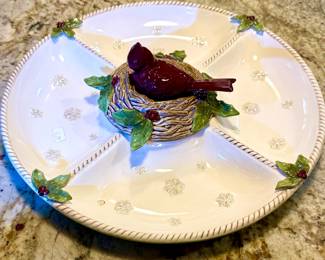 Grasslands Road Divided Serving Dish