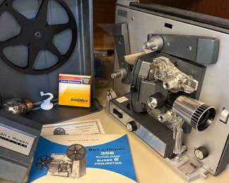 Bell and Howell 356 Autoload Super 8 Projector with Manual