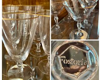 Fostoria "Aurora" Pattern Glassware