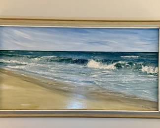 Framed Art of Seascape by Barbara J Cocker