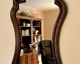 Ornate Carved Trim Wall Mirror