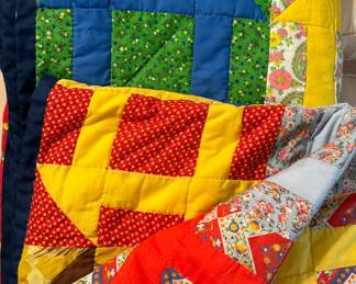 Various Colored Quilts