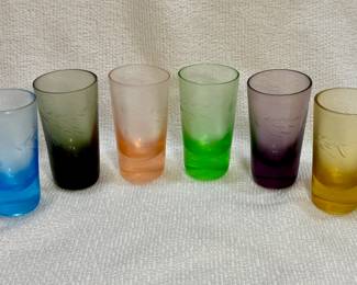 Multi Colored Shot Glasses
