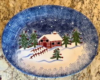 Katherine Michaels Holiday Serving Platter