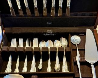 Gorham Sterling Silver Flatware and Storage Chest
