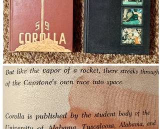 University of Alabama "Corolla" Yearbooks (1959, 1960)