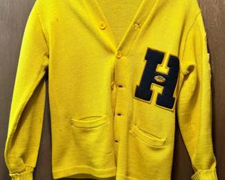 "Puritan 'Natch' All Wool" Letter Sweater