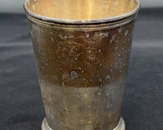 Antique Sterling Silver Cup * 143g * ‘Moran’ Is Engraved On Bottom Of Cup