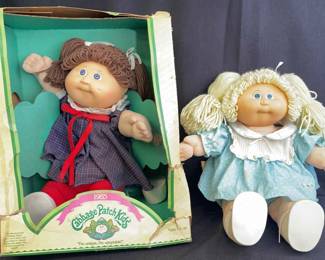 1985 Cabbage Patch Kid * Two Vintage Cabbage Patch Dolls* 
