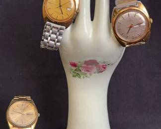 3~ Timex & Seiko Watches * Damaged Bands 