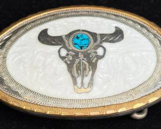 Vintage Johnson & Held Belt buckle * Retails Over $200 * Southwestern Style!