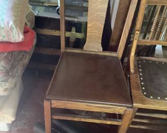 4 oak dining table chairs