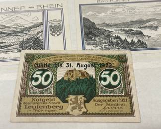 Notgeld german inflation currency ca. 1920