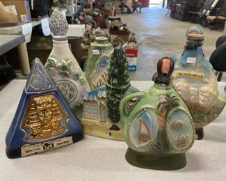 Lots of Jim Beam decanters 