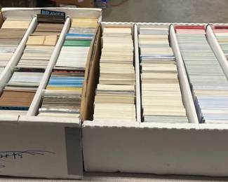 Unsearched sports card collection. Baseball and basketball 1980’s and up